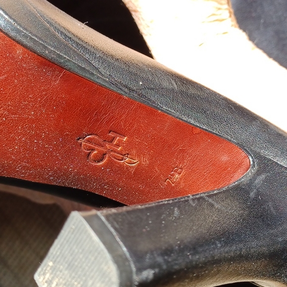 Cole Haan "Tonya II" Platform Chunky Heel Leather Pump- Sz. 8 - Picture 4 of 13